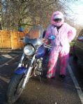 Salford Santa Scooter Run  to The Christie